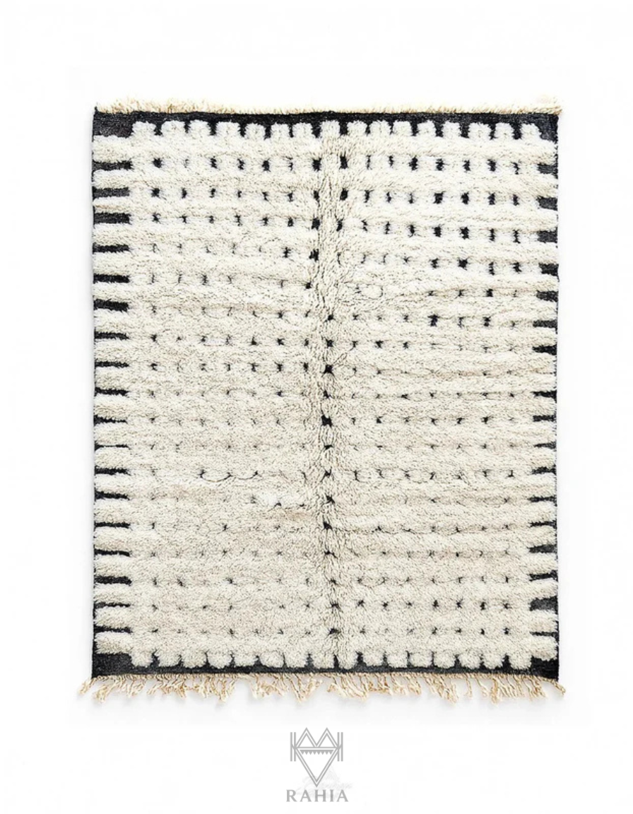 라히아 모로칸러그 모로코러그 양털 양탄자