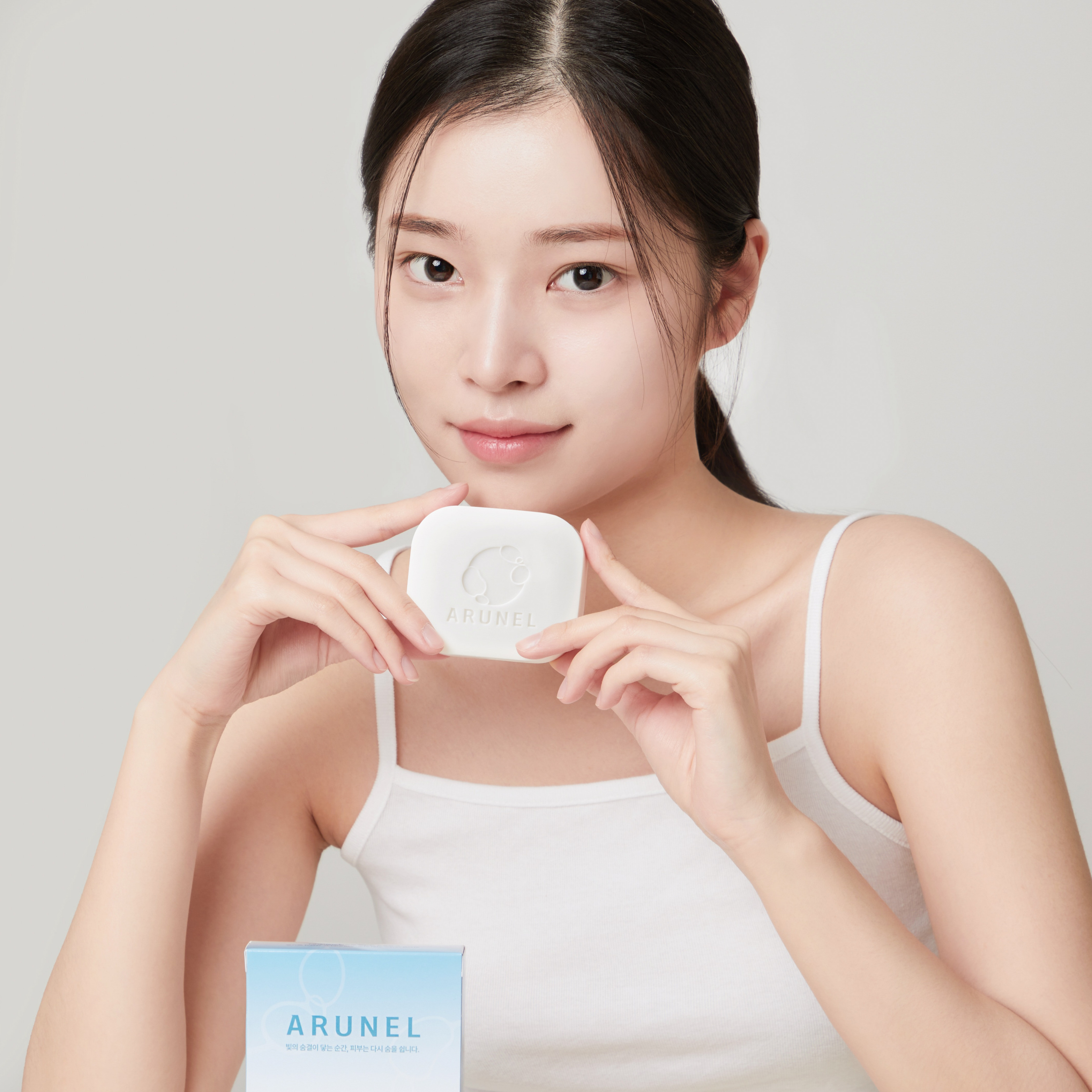 아루넬 천연 클렌징 여드름 올인원 냄새제거 솝 비누 100g, 6개 - 상품 이미지