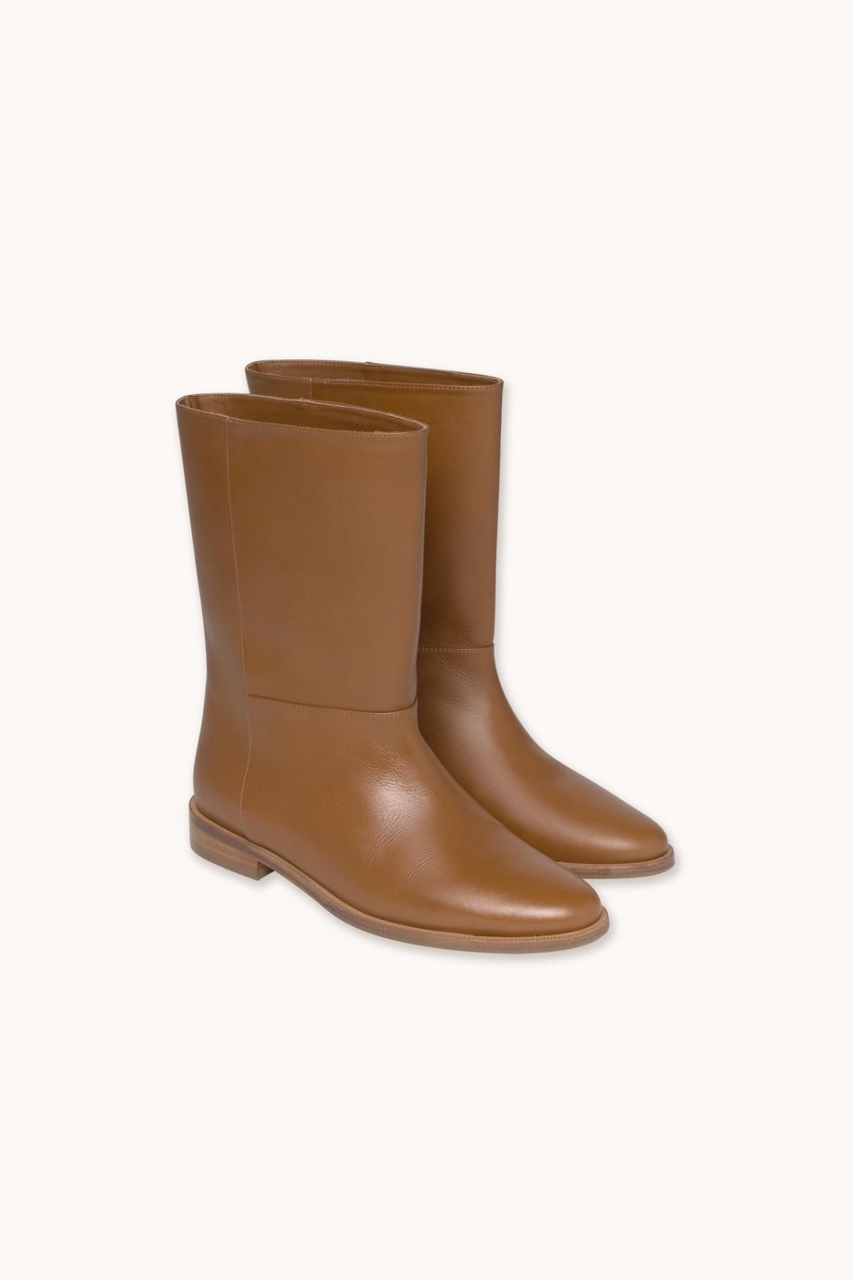 타이니코튼 클래식 브라운 미들 부츠 AW25-685-M06 ONE COLOR - 상세 이미지 2