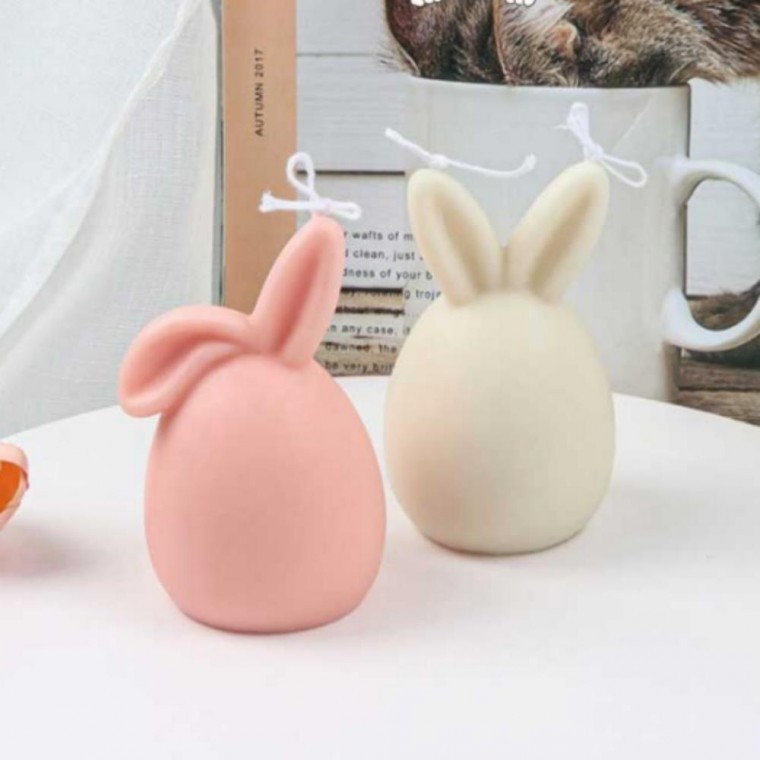 비누 만들기 3D 석고 금형 실리콘 몰드 토끼 DIY - 메인 이미지