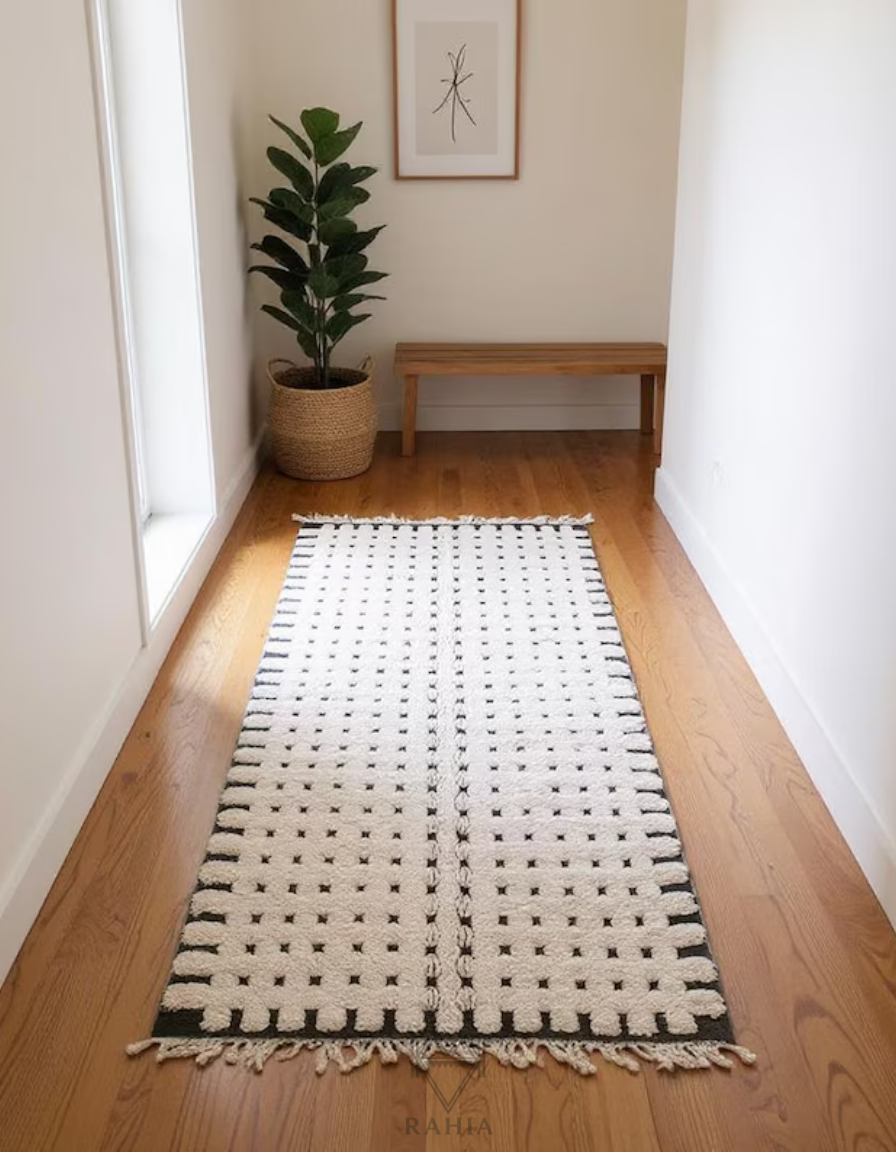 라히아 모로칸러그 모로코러그 양털 양탄자