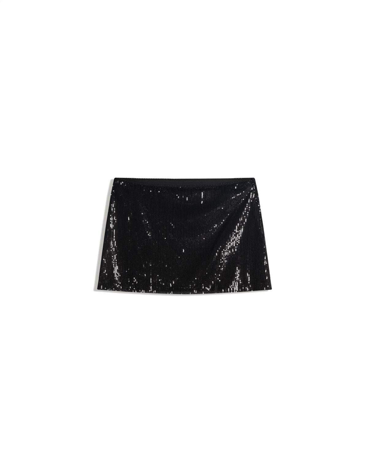 버쉬카 글리터 시퀸 파티 미니 스커트 6189/710 BLACK - 상세 이미지 2