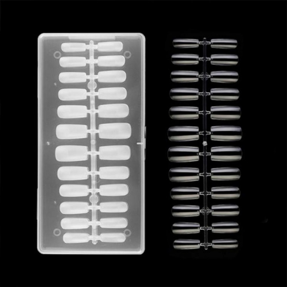 투명 네일 연장 인조 손톱 말캉 팁 120pcs - 메인 이미지