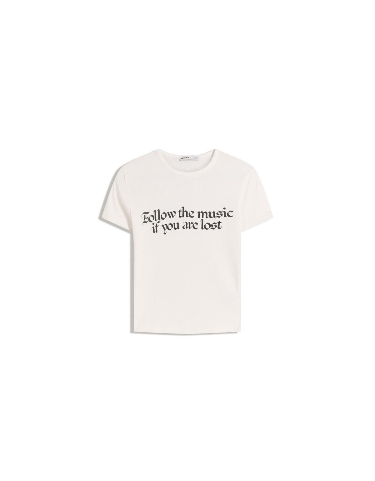 버쉬카 프린트 캐주얼 반팔 티셔츠 7834/777 OFF WHITE - 상세 이미지 2