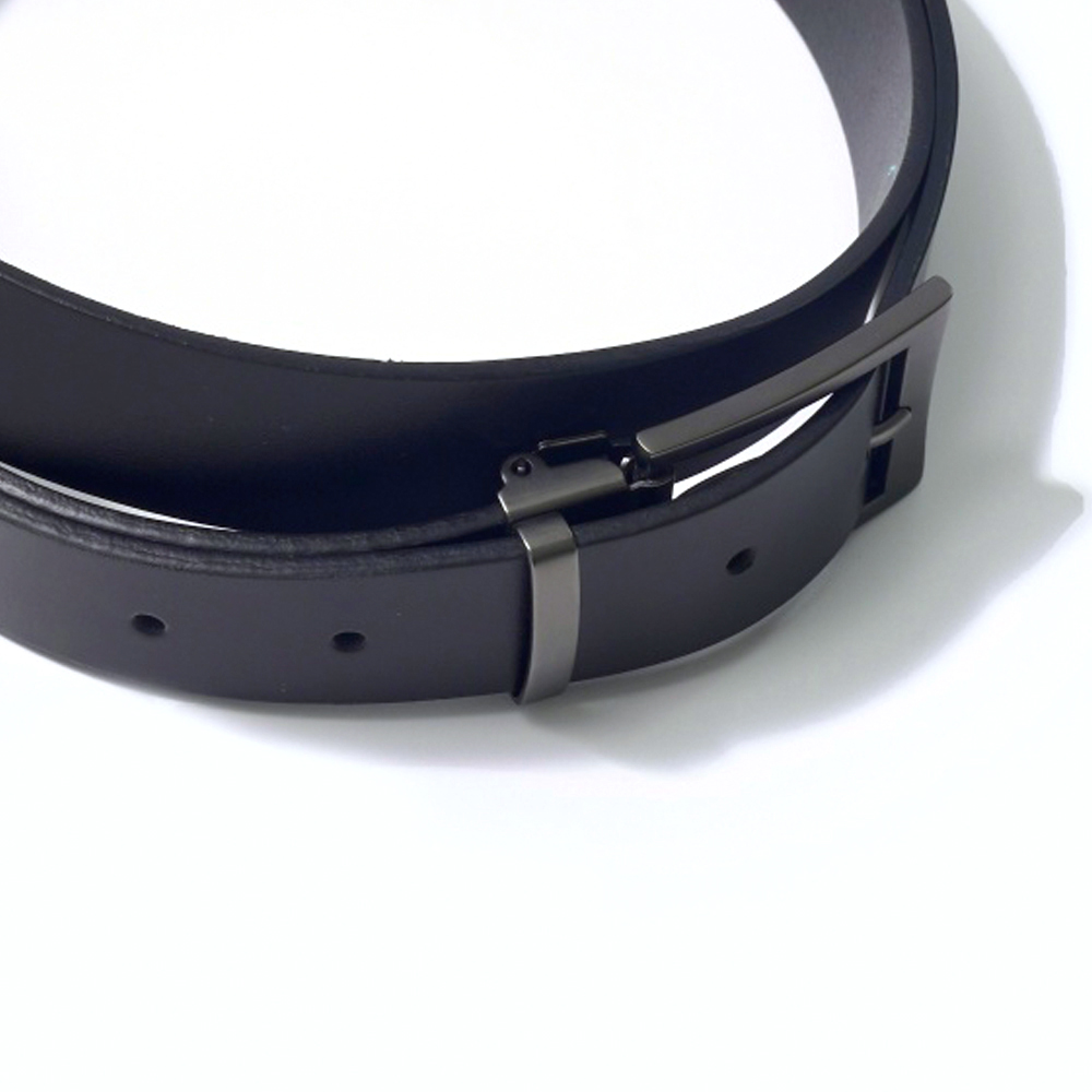이탈리아 통가죽 정장 남자 벨트 선물 심플사각 - 상세 이미지 4
