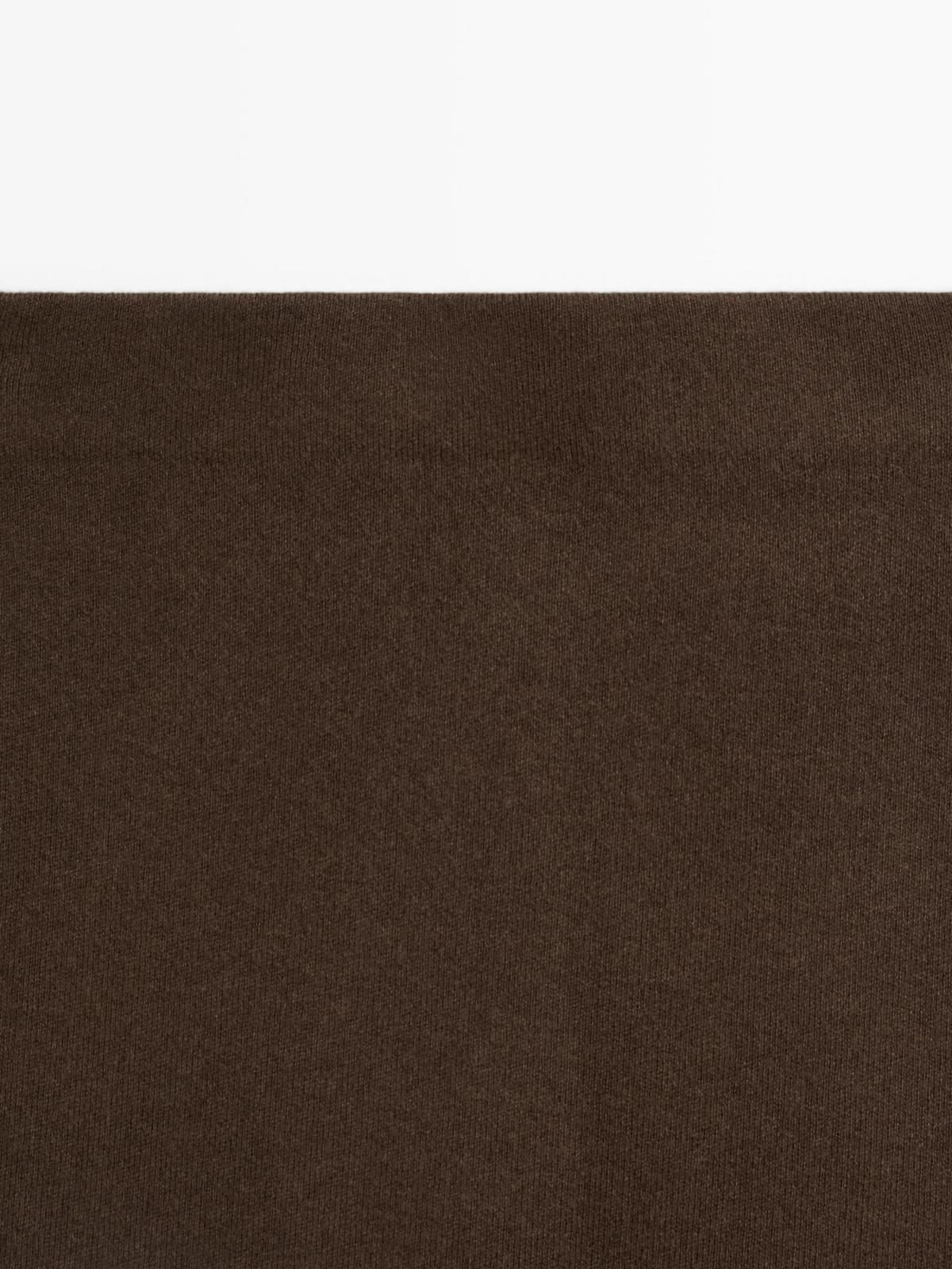 마시모두띠 울 블렌드 더블페이스 미디 스커트 5235/835 CHOCOLATE - 상세 이미지 5