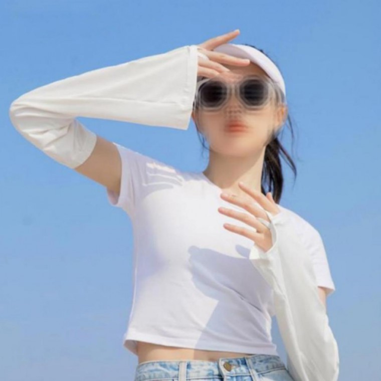 여성 햇빛방지 UA차단 팔토시 루즈핏 시원 쿨토시 가을 - 메인 이미지