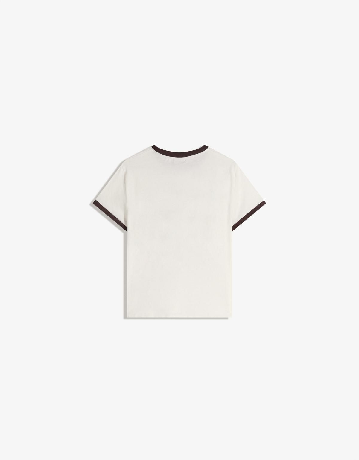 버쉬카 리락쿠마 프린트 반팔 티셔츠 7835/167 OFF WHITE - 상세 이미지 5