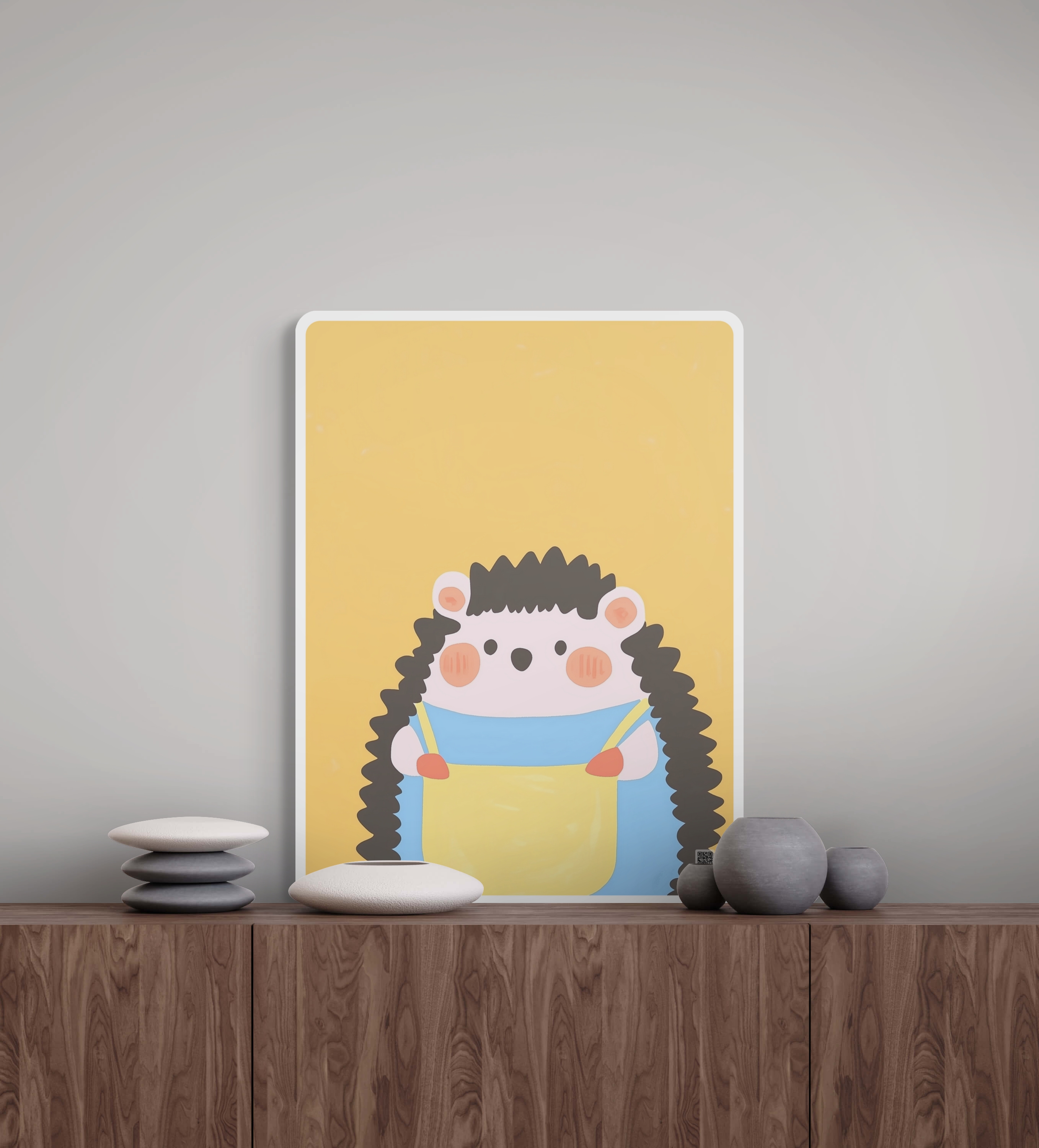 접이식테이블 동물 동화 좌식 다용도 애니멀 밥상 공부상 테이블 대(80x60) 철제 다리 - 상세 이미지 3