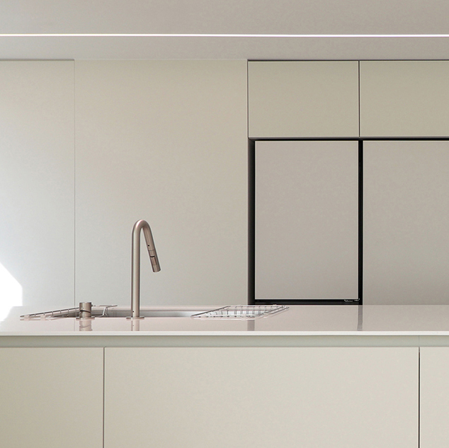 라우체 쿠치나 무광 니켈 주방 싱크수전 쿠치나TM0024N