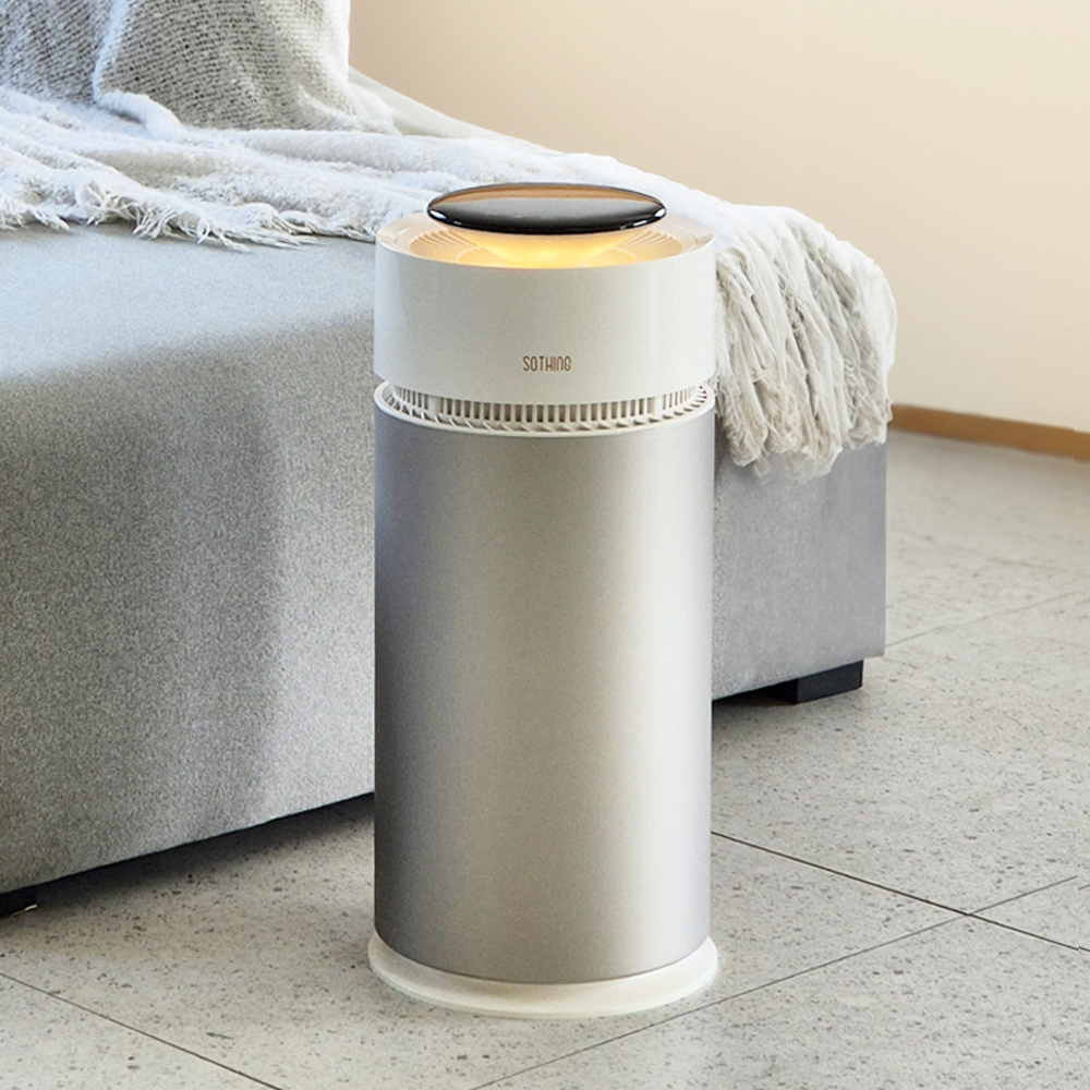 소싱 갤럭시 대용량 자연기화식 가습기 UV살균 음성인식 무드등