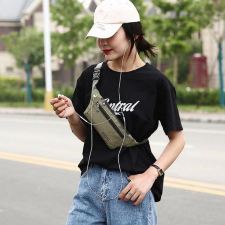 바이크 러닝 등산 허리 힙색 가방 여행 물병 백 남자 - 메인 이미지
