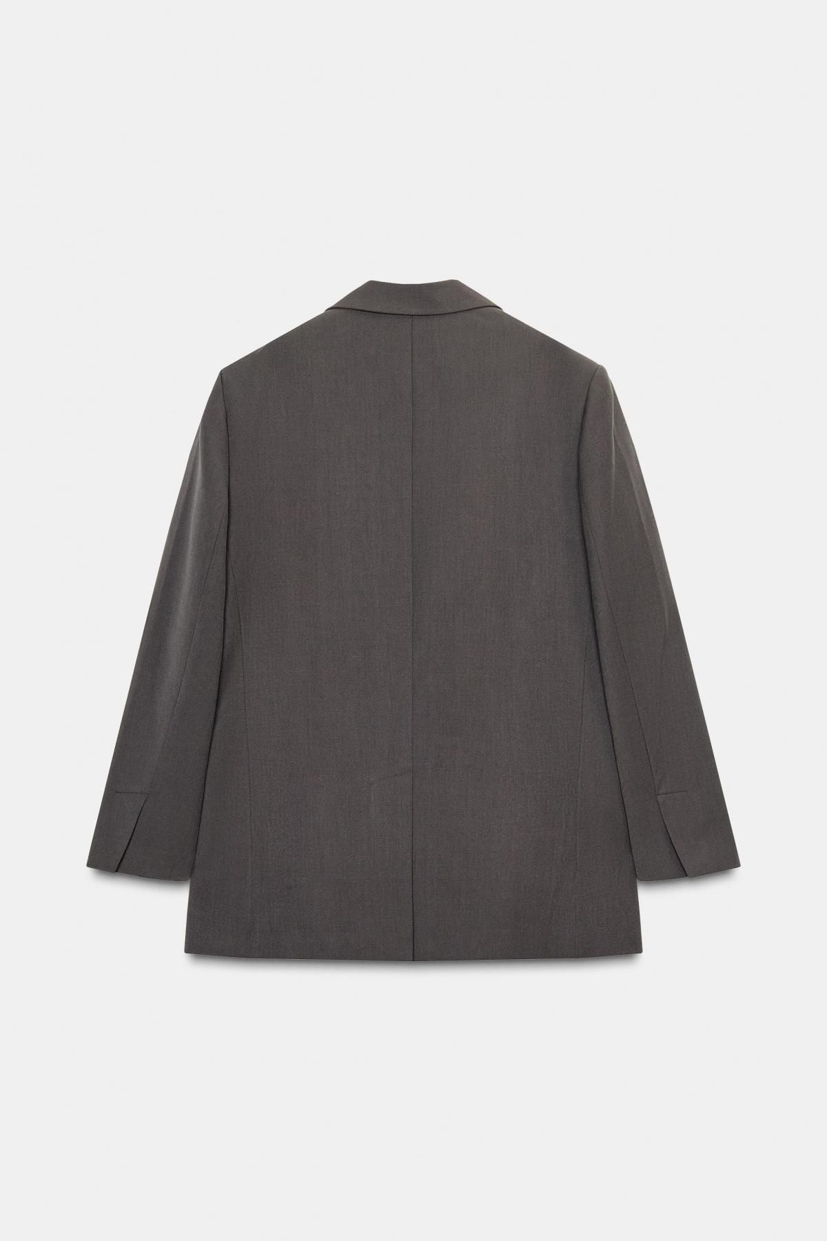 자라 오버핏 테일러드 재킷 7522/275 DARK GREY - 상세 이미지 3