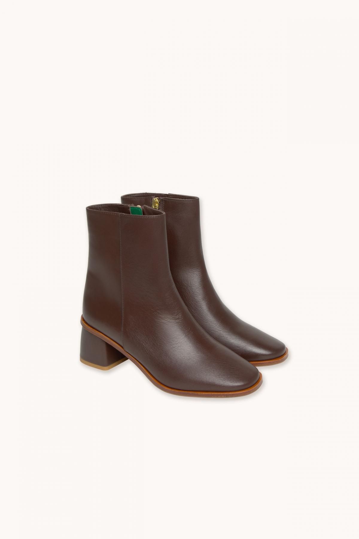 타이니코튼 트렌디 다크 브라운 앵클부츠 AW25-684-M05 ONE COLOR - 상세 이미지 2