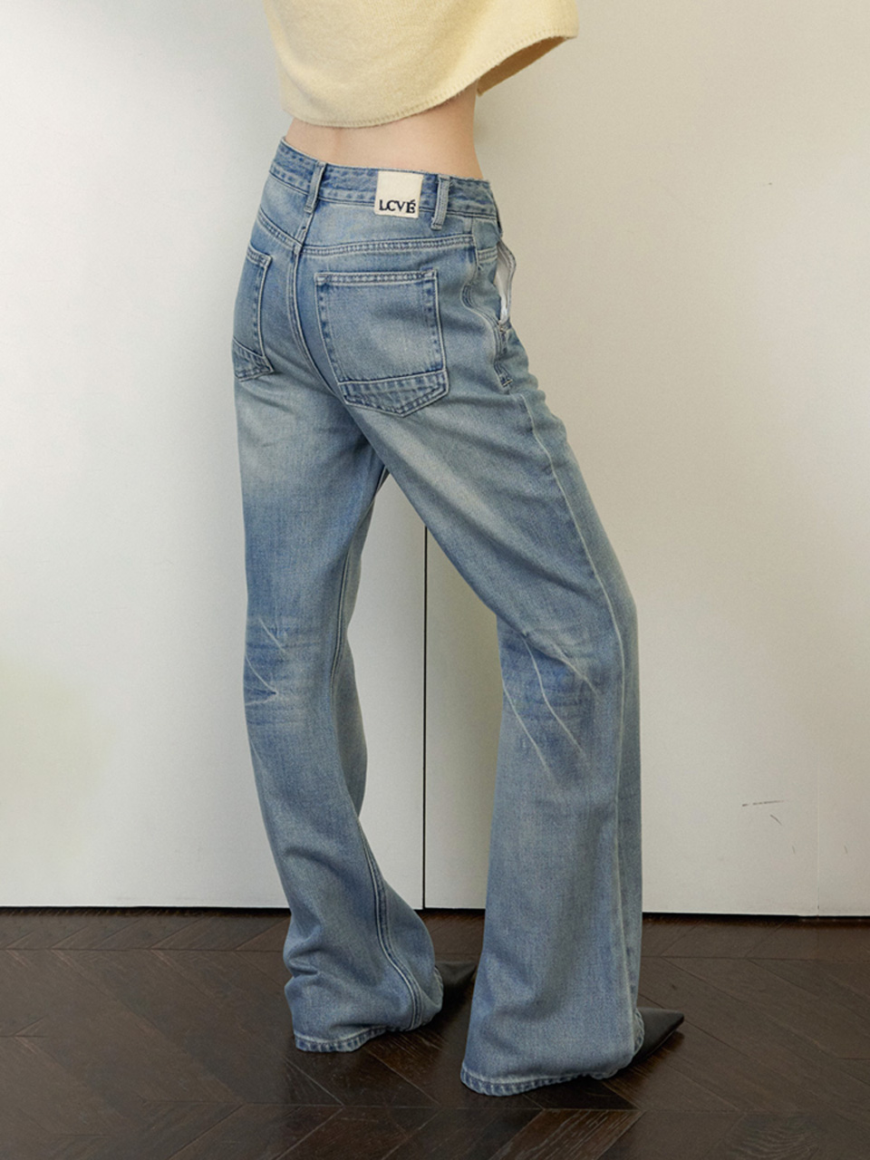 [엘씨브이] VINTAGE WASH BOOTSCUT DENIM PANTS_BLUE 이미지 6