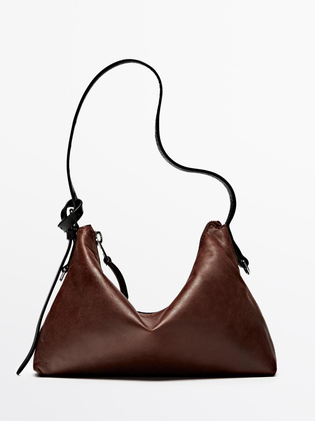 마시모두띠 프리미엄 나파 레더 스몰 호보백 6913/646 LEATHER - 상품 이미지