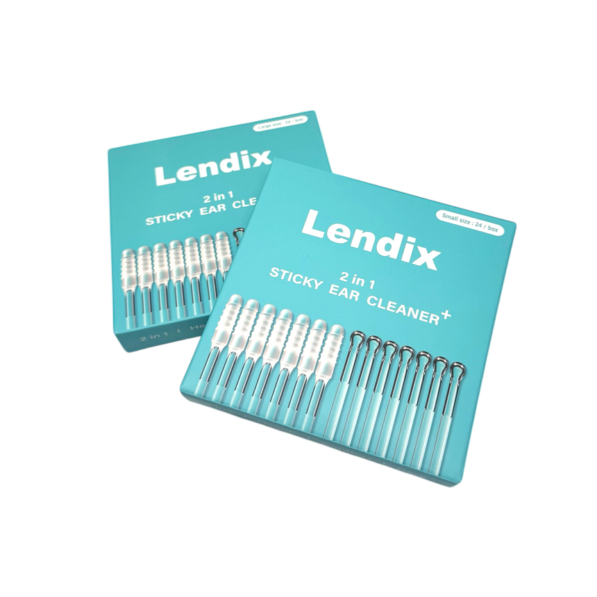Lendix(렌딕스) 점착식 귀이개 귀후비개 끈끈이 면봉 귀청소