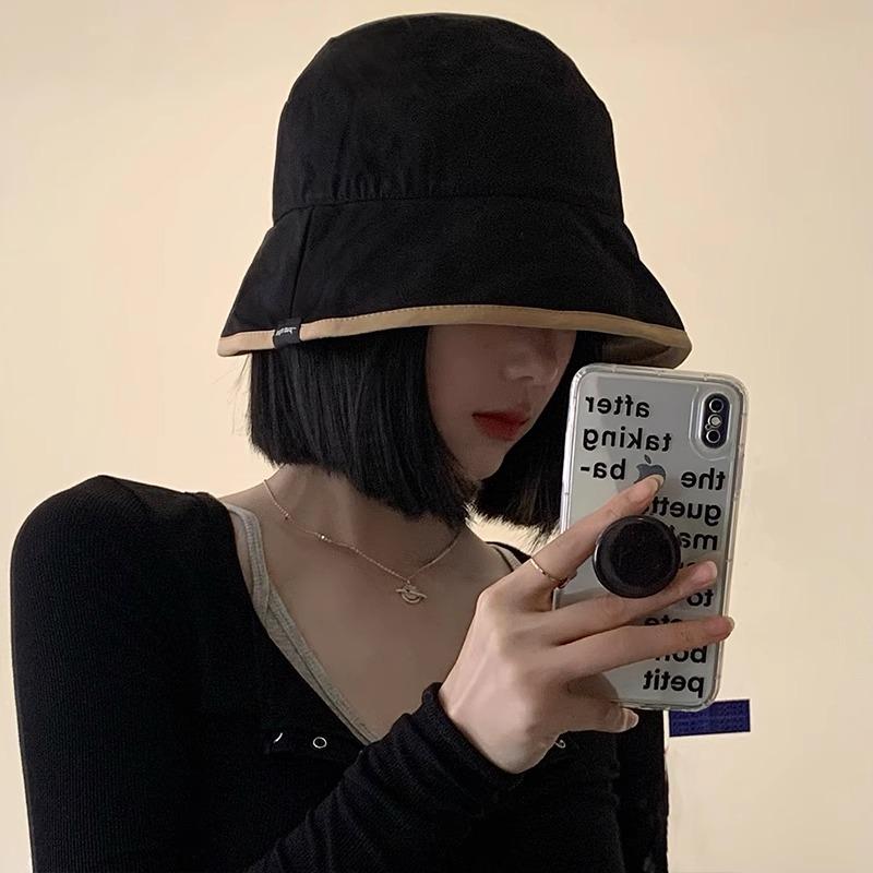 모자가발 가발달린모자 항암가발 항암모자  블랙 브라운블랙 헤어 네트 포함 - 상세 이미지 3