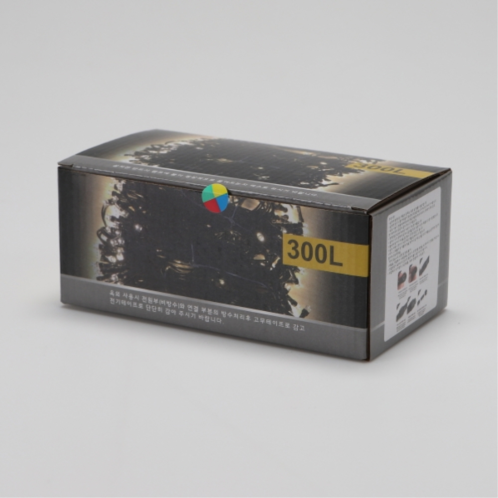 LED 트리구 300구 연결형 DC24V 흑색선 녹색 크리스마스 트리 전구 - 상세 이미지 5