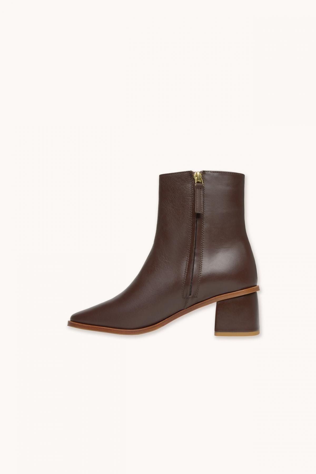 타이니코튼 트렌디 다크 브라운 앵클부츠 AW25-684-M05 ONE COLOR - 상세 이미지 3