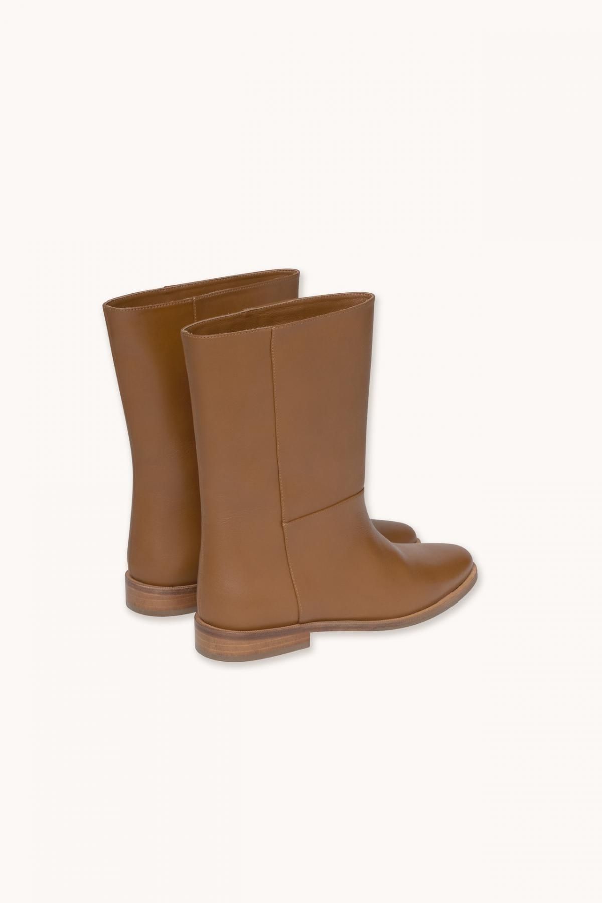 타이니코튼 클래식 브라운 미들 부츠 AW25-685-M06 ONE COLOR - 상세 이미지 4