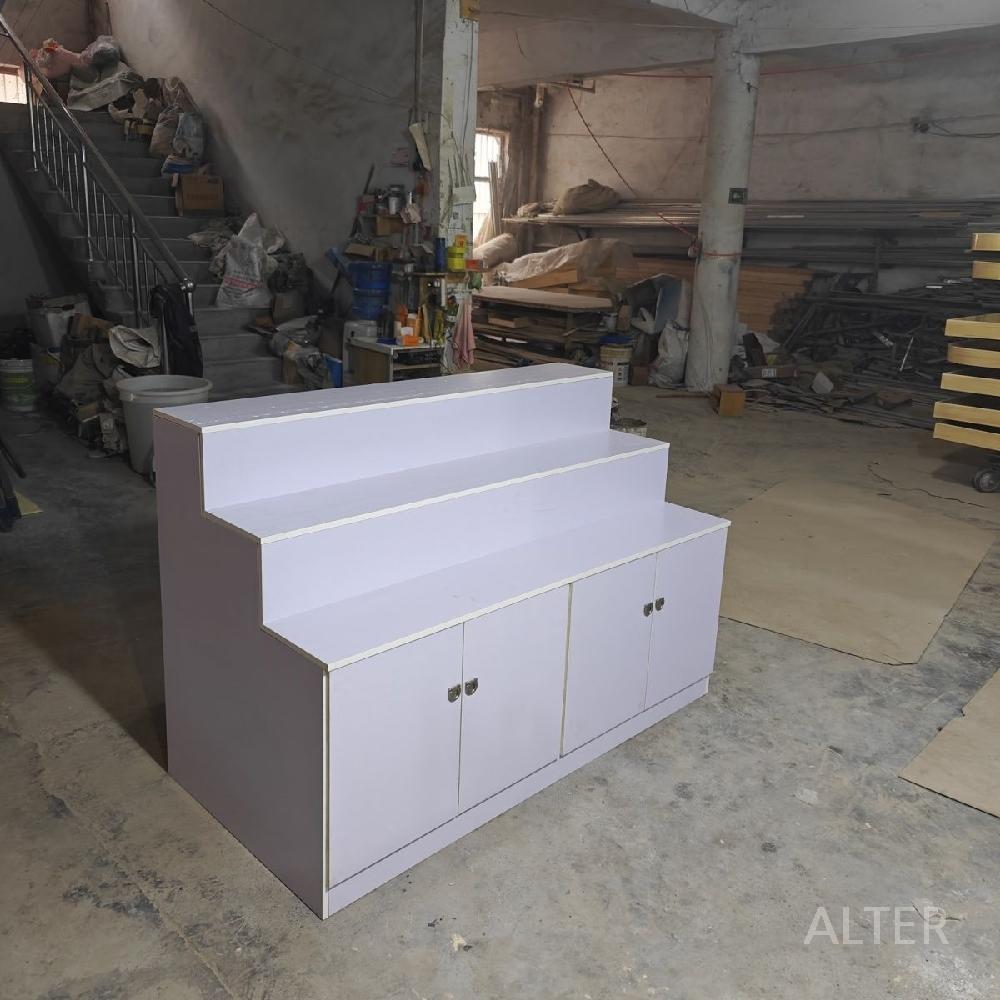계단식 전시대 소품 다용도 매대 디스플레이 진열대 2단 1000x500x900mm - 상세 이미지 4