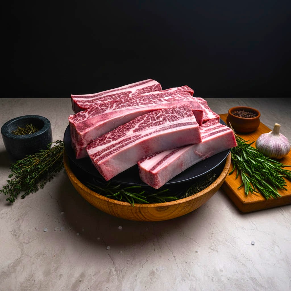 블랙앵거스 우대갈비 la갈비 비프립 꽃갈비 미국산 소고기 프라임 600~700g 이미지 4