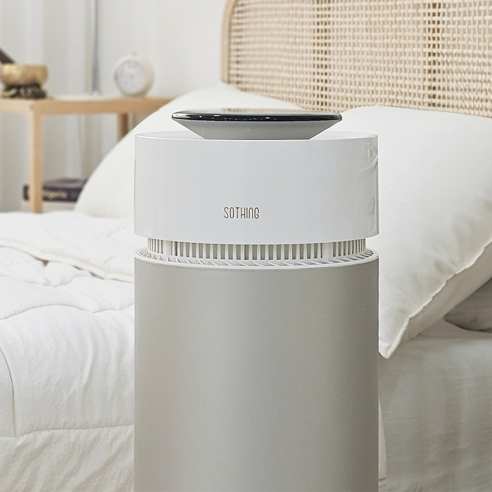 소싱 갤럭시 대용량 자연기화식 가습기 UV살균 음성인식 무드등