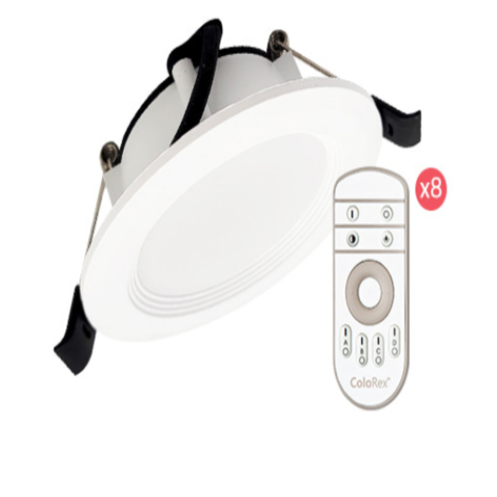 국산 LED 리모컨 디밍 다운라이트 매립등 매입등 7W, 10CM(4인치) - 상품 이미지