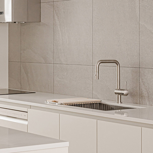 라우체 코인 무광 니켈 주방 싱크수전 코인51109CN