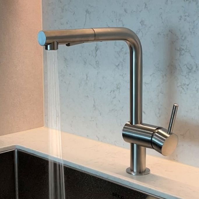 라우체 코인 무광 니켈 주방 싱크수전 코인51109L