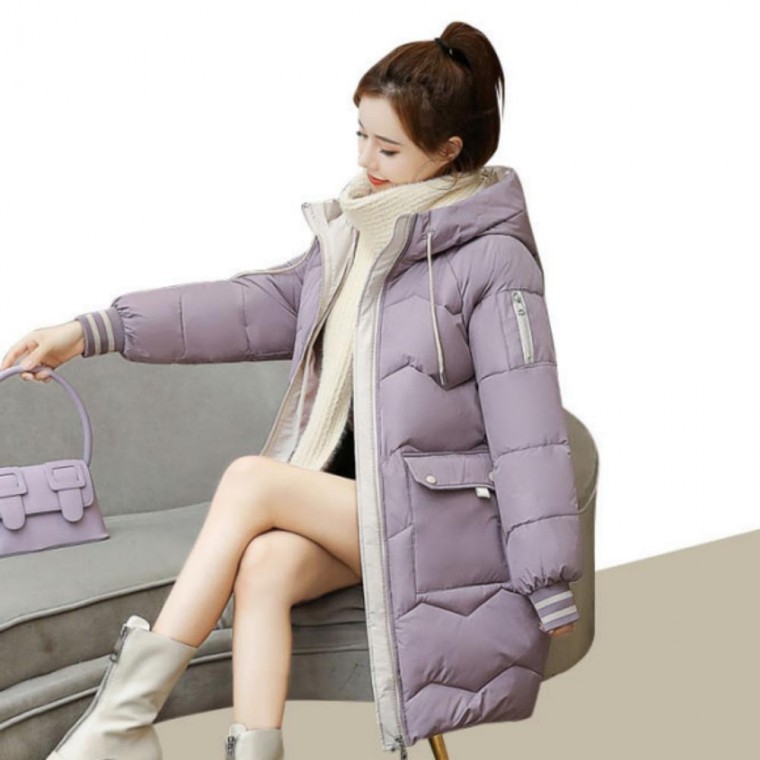 경량 단체 웰론 롱패딩 점퍼 방한 여성 패딩 - 상품 이미지