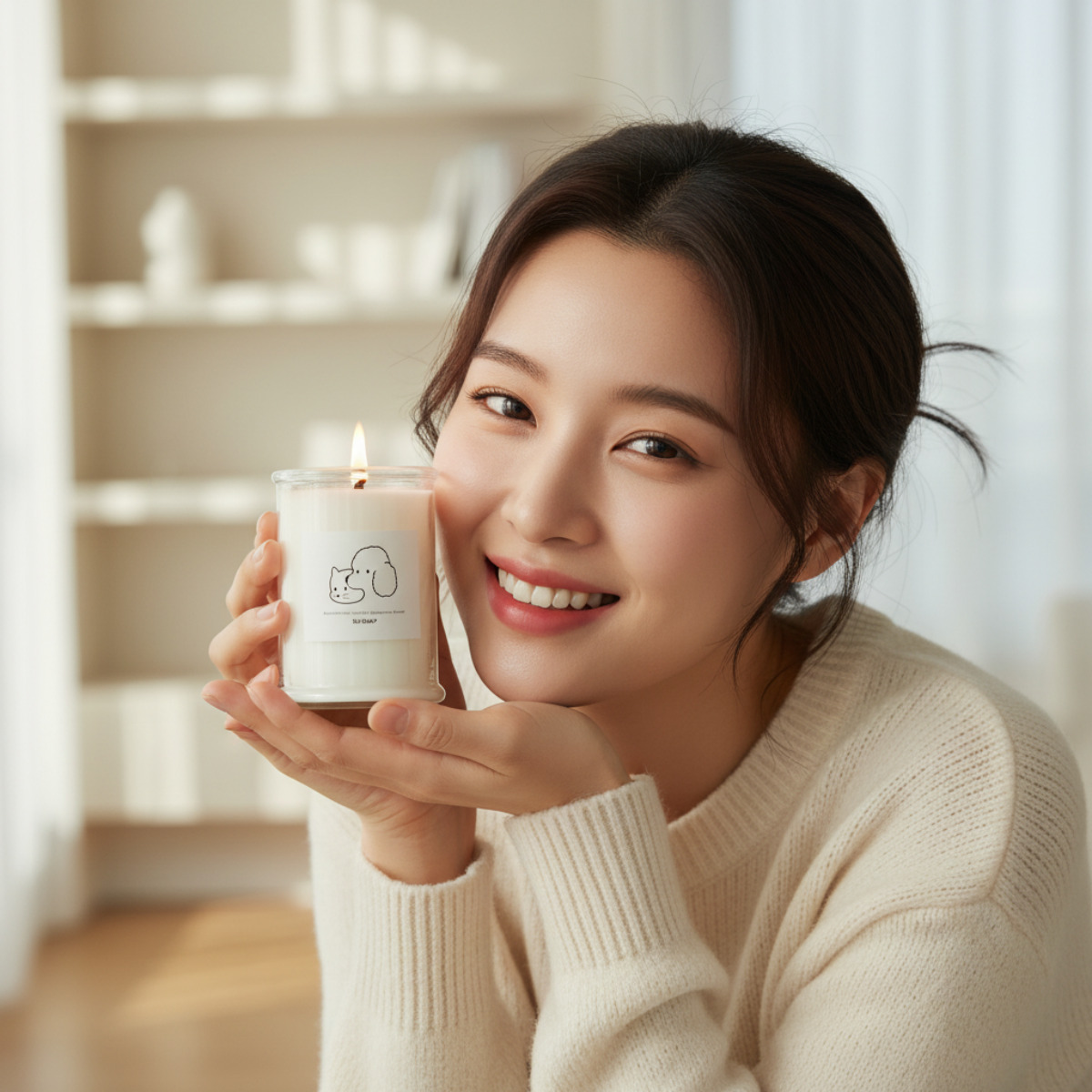 수솝 대용량 반려동물 강아지캔들 고양이캔들 향초 심리안정 냄새제거 350ml 750ml 이미지 3
