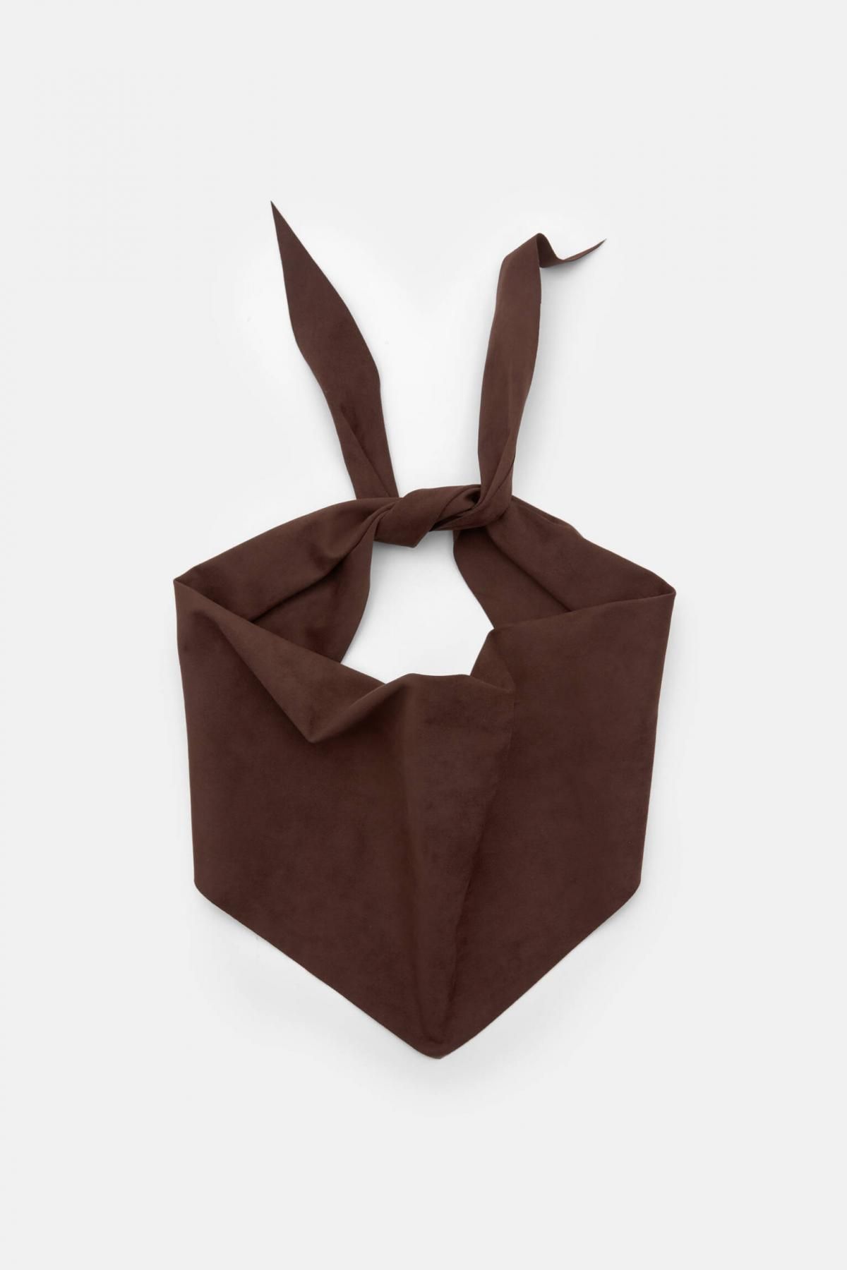 풀앤베어 페이크 레더 브라운 스카프 7940/326 BROWN - 상품 이미지