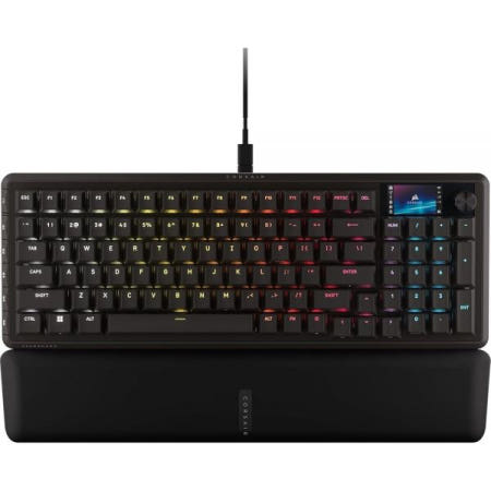 Corsair [해외]Corsair 커세어 Vanguard PRO 96 유선 홀 이펙트 마그네틱 기계식 게이밍 키보드 - 96% 레이아웃, MGX 하이퍼드라이브 스위치, 8000Hz 폴링, 래피