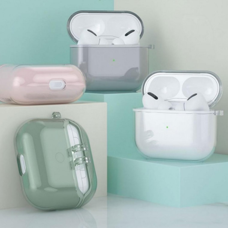 젤리케이스 투명 AIRPODS3 프로2 휴대용 보관 - 메인 이미지