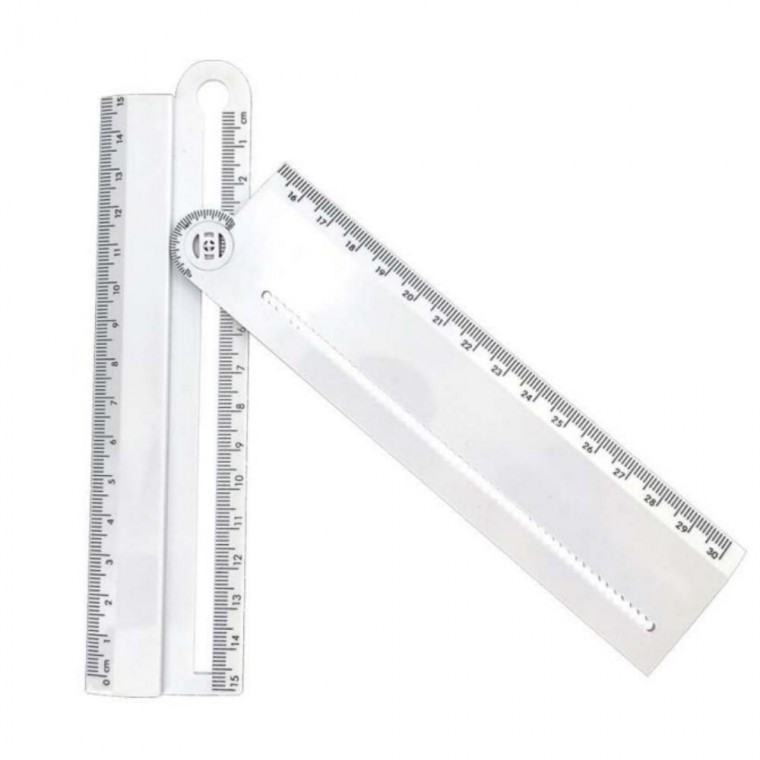 자 30cm 각도 콤파스 멀티 선굵기 평행 학생 사무실 - 상품 이미지