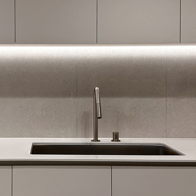 라우체 쿠치나 무광 니켈 주방 싱크수전 쿠치나TM0024N