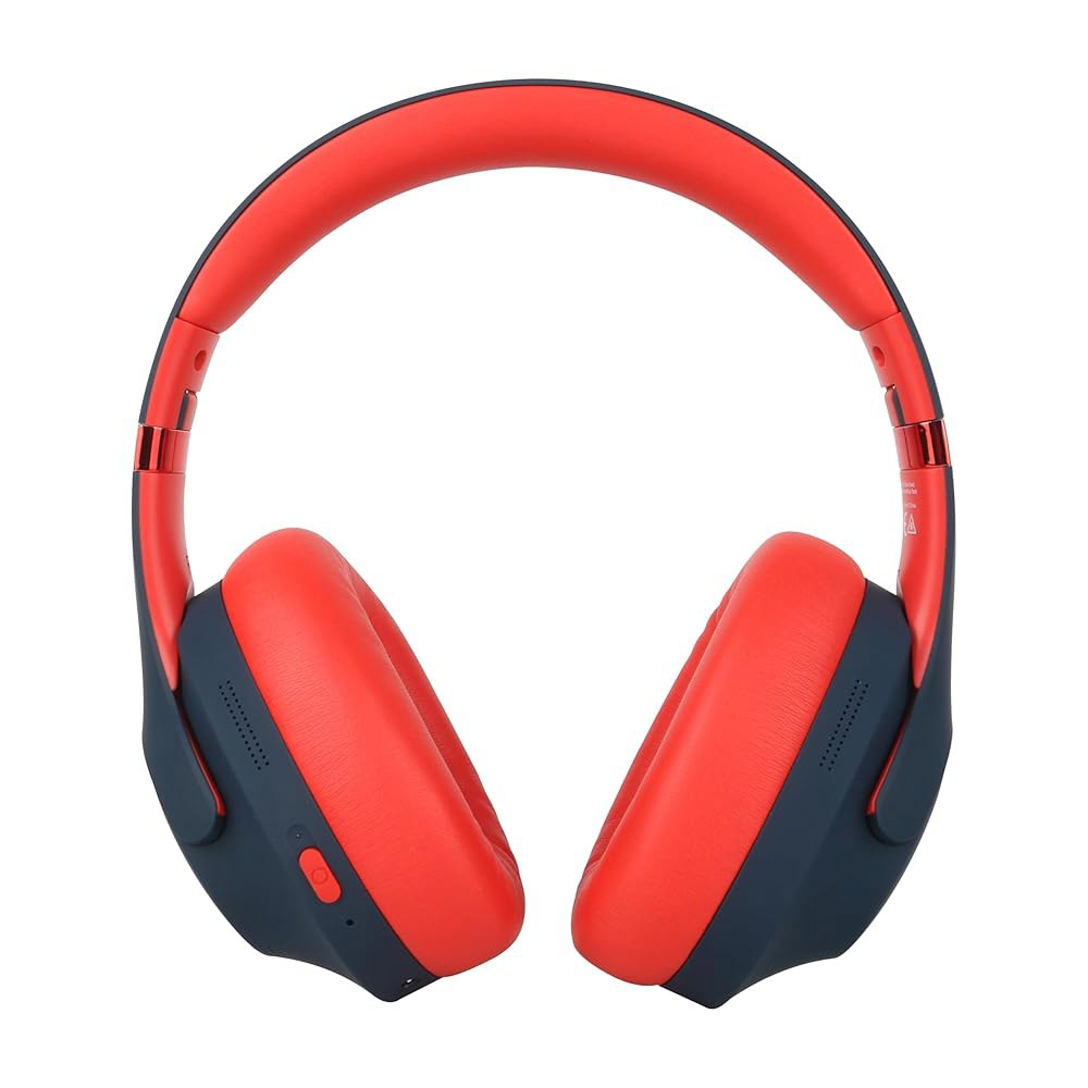 레드불 레이싱 블루투스 헤드폰 RB- 130, 40mm 드라이버, USB-C, 11시간 배터리, AUX 포트, 접이식, 무선, 음악, 게임, 통화, 여행 및 일상적인 사용을 위한 - 상세 이미지 2