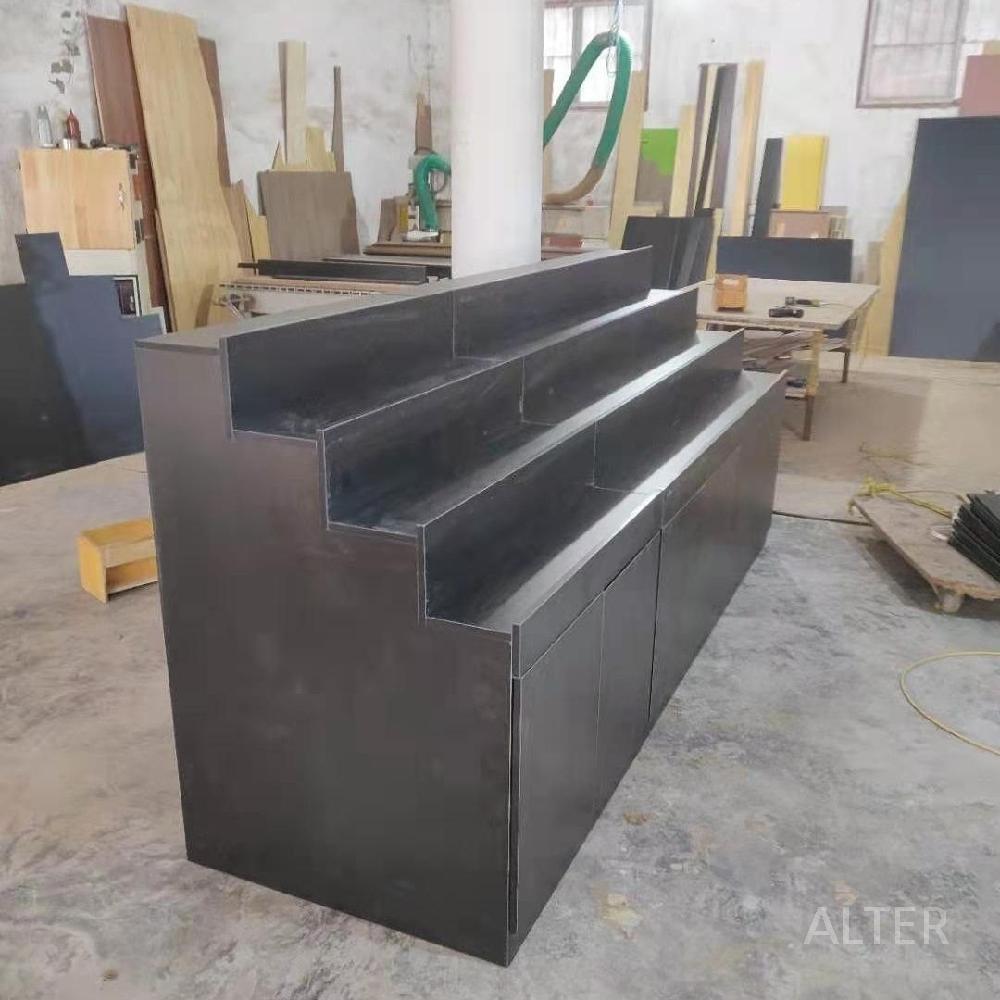 계단식 전시대 소품 다용도 매대 디스플레이 진열대 2단 1000x500x900mm - 상세 이미지 2