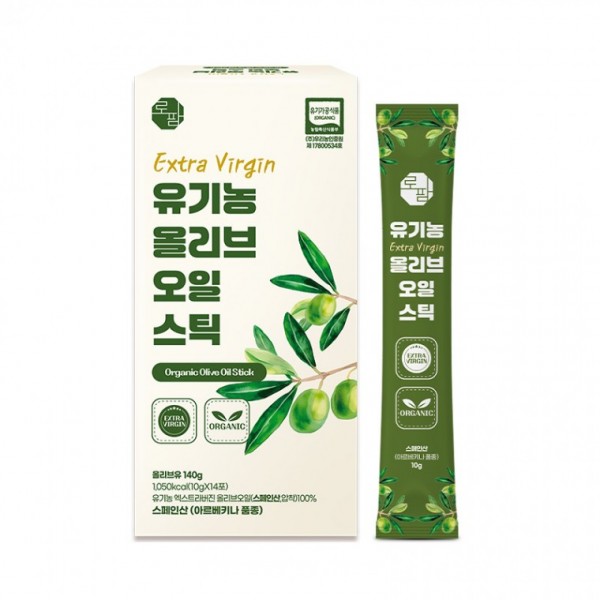 올리브오일 소분 스틱 100% 무첨가 스페인 유기농 식용 오일 캠핑 14포 - 상세 이미지 2