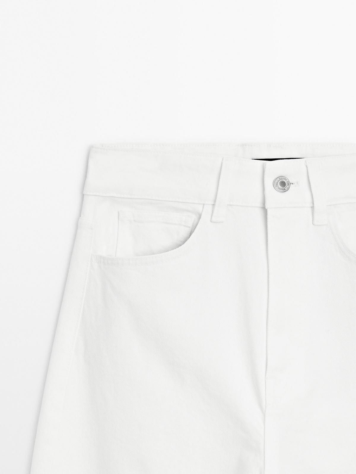 마시모두띠 하이웨이스트 배럴핏 데님 팬츠 5097/697 OFF WHITE - 상세 이미지 4