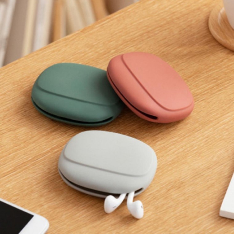 이어폰 파우치 케이블 케이스 실리콘 휴대용 보관