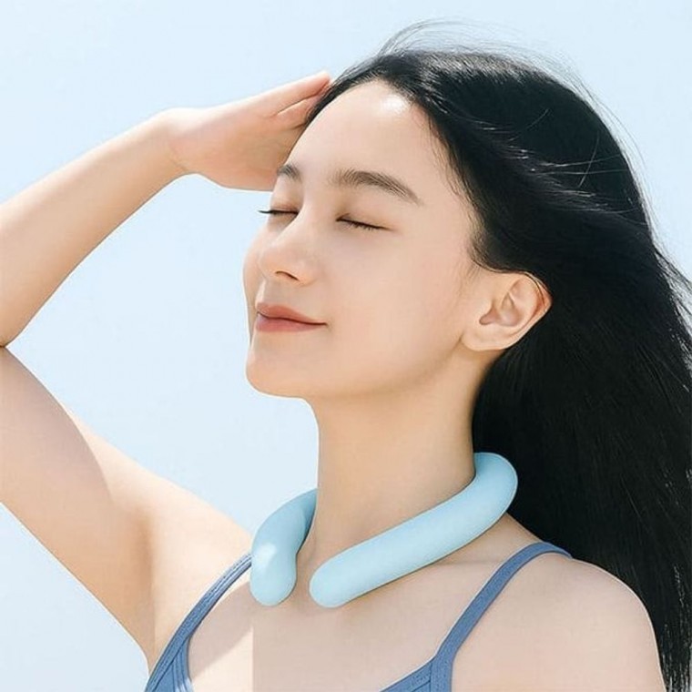 목걸이 냉각 목 아이스팩 여름 쿨링 목도리 넥밴드 블루 2개 아이스 넥쿨러 얼음 넥아이스 - 상품 이미지