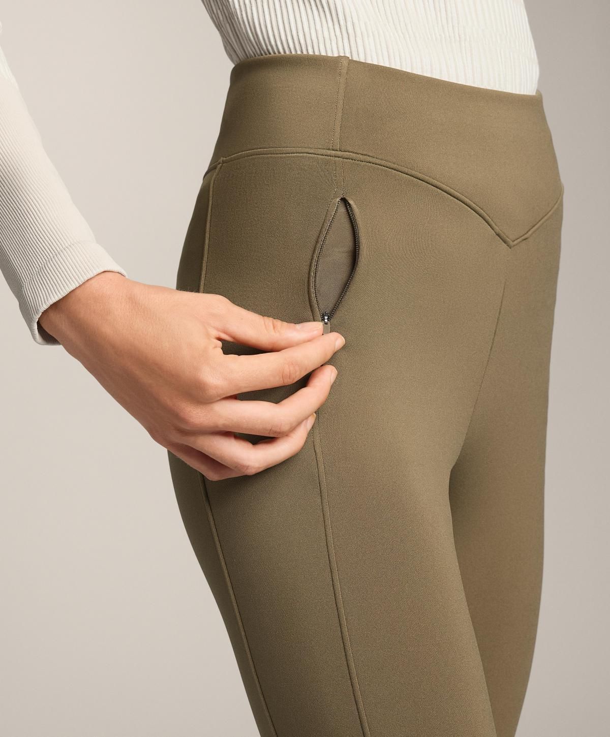 오이쇼 테크니컬 기모 하이라이즈 포켓 70cm 앵클 레깅스 3465/230 MILITARYKHAKI - 상세 이미지 4