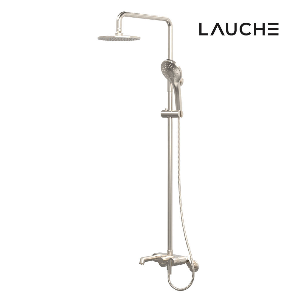 라우체 피니언 무광니켈 레인샤워수전