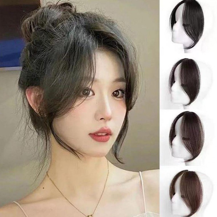 앞머리 볼륨 사이드뱅 정수리 부분 가발 앞머리가발 옆머리가발 사이드가발 앞머리뽕 - 상품 이미지