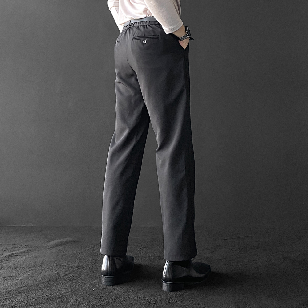 링클프리슬랙스 남자밴딩슬랙스 구김없는바지 - 상세 이미지 4