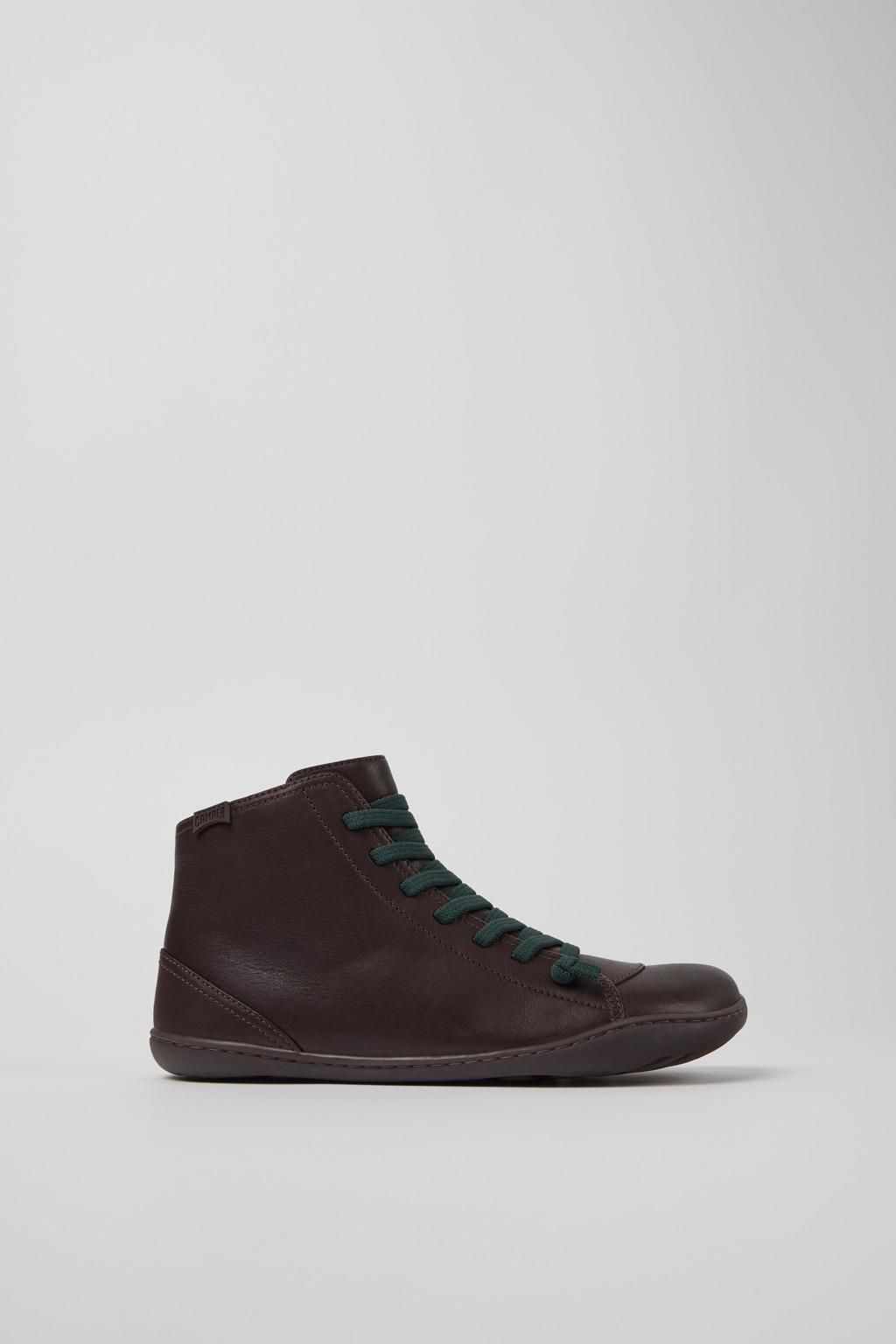캠퍼 브라운 레더 앵클부츠 Peu K400509-022 BROWN - 상품 이미지