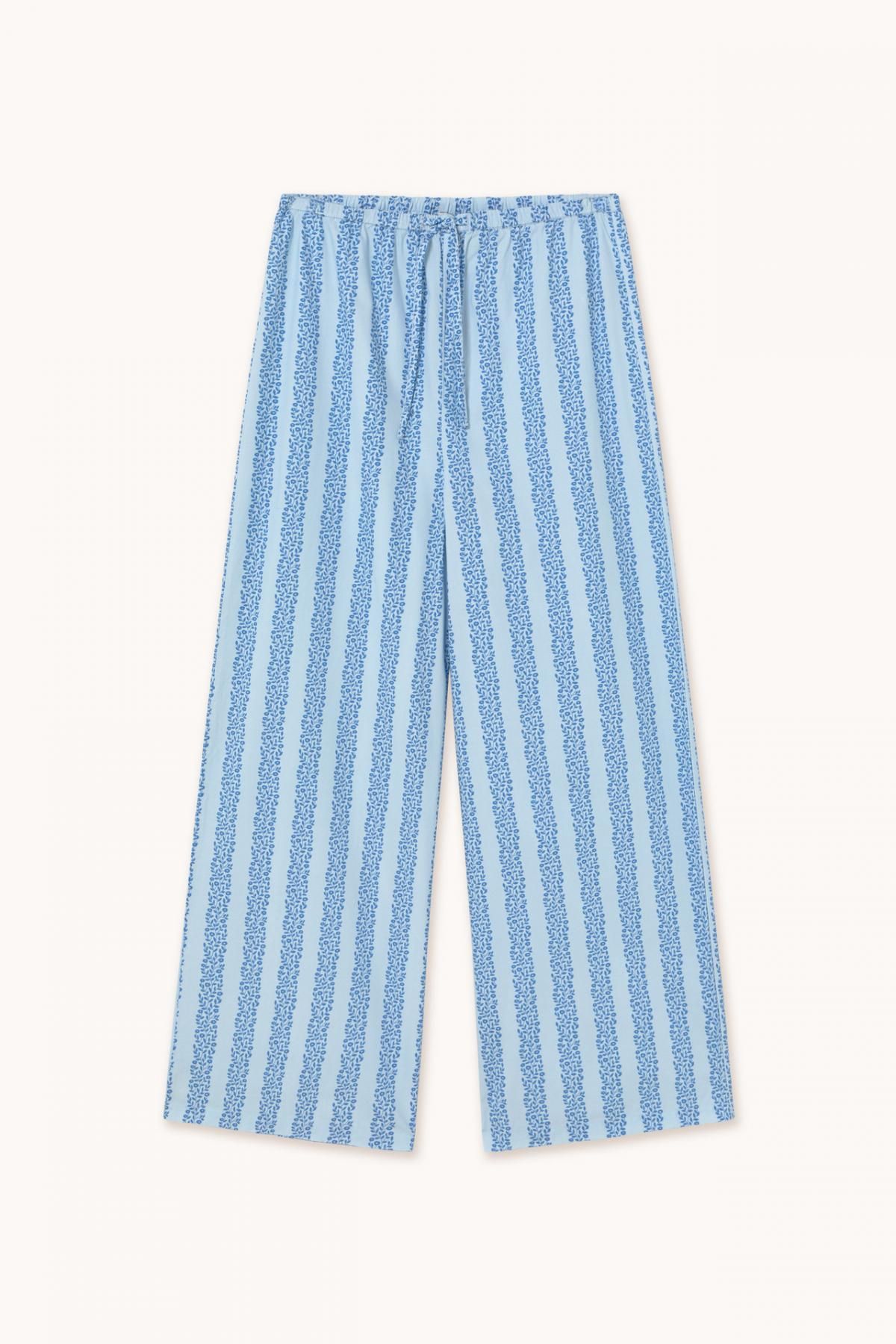 타이니코튼 스트라이프 와이드 팬츠 PANTALN FLOWERS SS25-653R33 ONE COLOR - 상품 이미지
